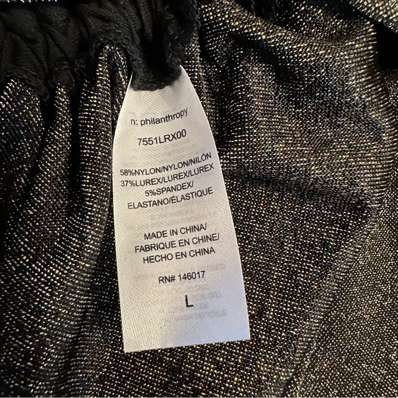 N:PHILANTHROPY Demetra Metallic Minidress Brown Gold Bodycon Stretch size Large - Picture 14 of 16